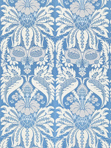 Scalamandre Estate Damask Blue Jay Fabric