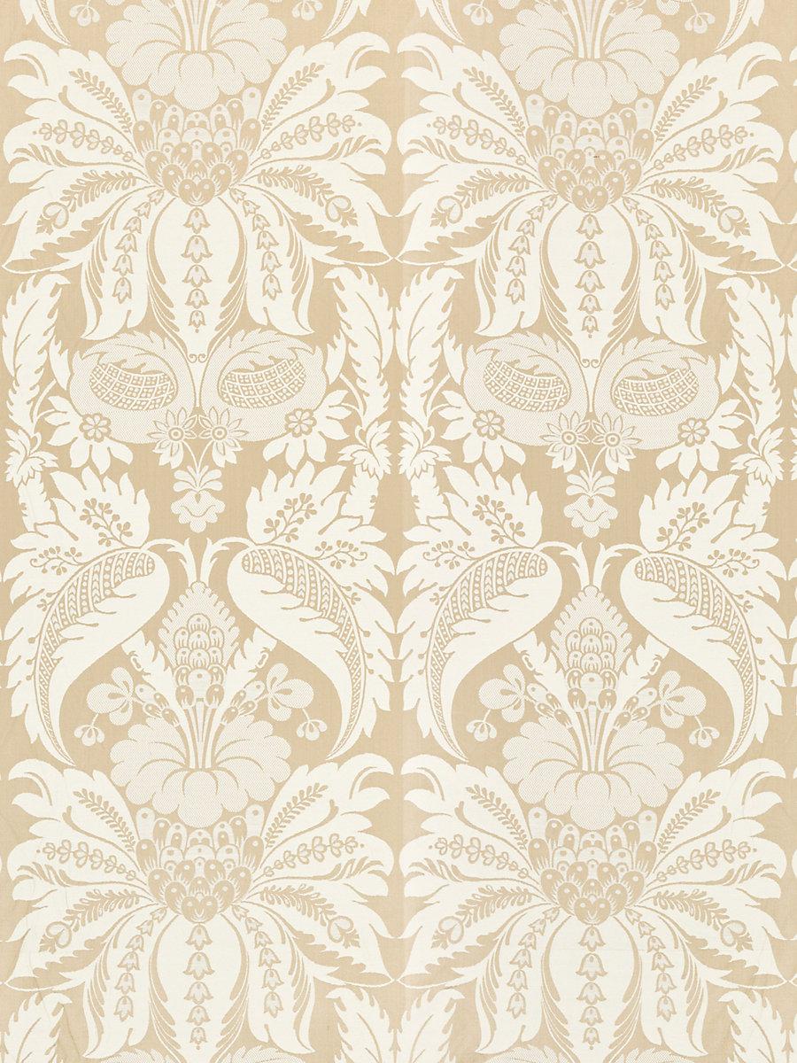 Scalamandre Estate Damask Travertine Fabric