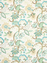Scalamandre Hillside Crewel Celadon Fabric
