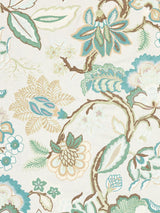 Scalamandre Hillside Crewel Celadon Fabric