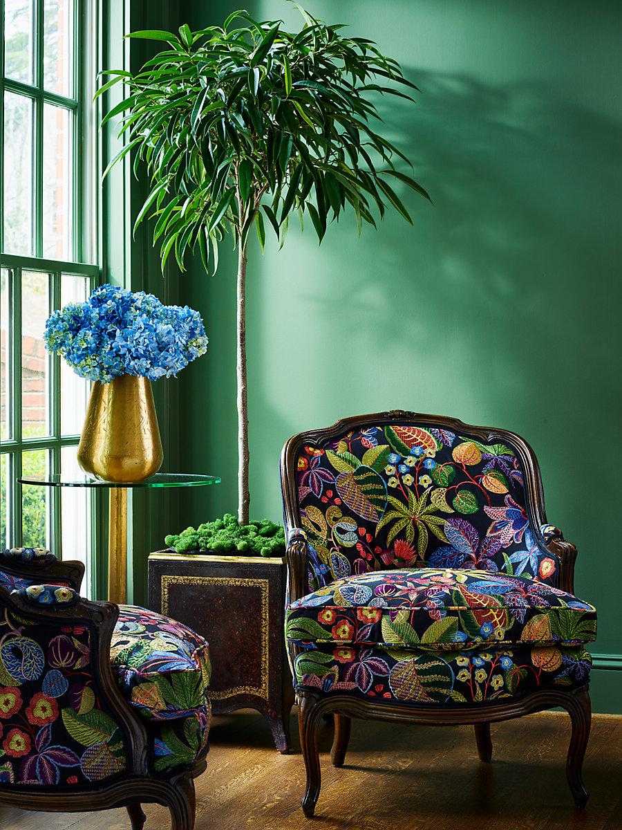 Scalamandre Greenhouse Night Shade Fabric