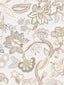 Scalamandre Hillside Crewel Ivory Fabric