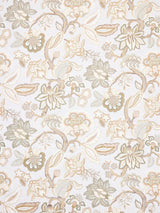 Scalamandre Hillside Crewel Ivory Fabric