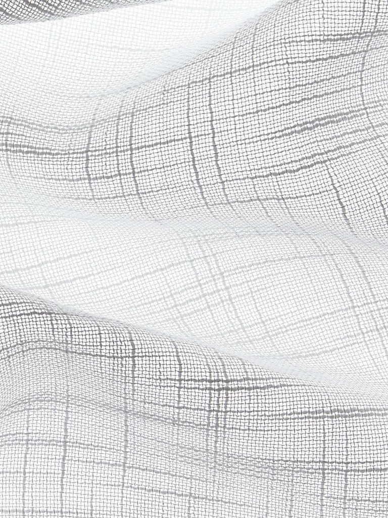 Scalamandre Snowcap Sheer White Fabric