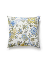 Scalamandre Met Palampore 22 X 22 - Sky And Sunlight Decorative Pillow