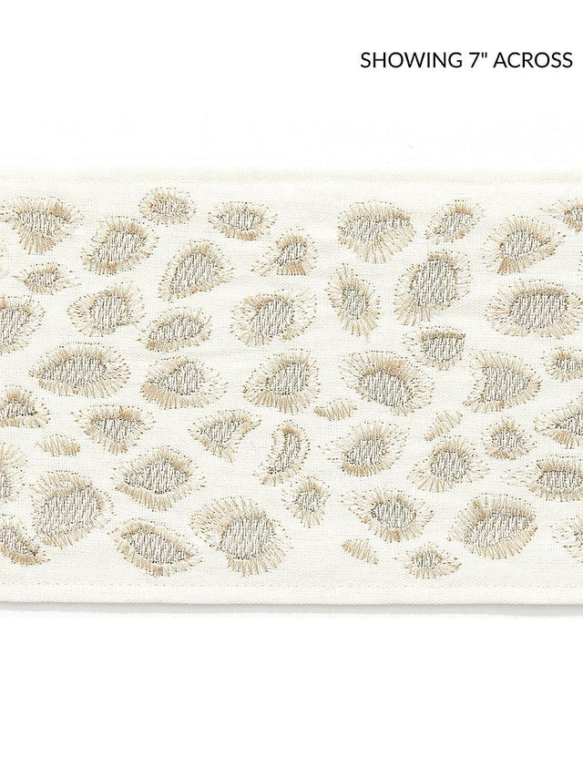 Scalamandre Catwalk Embroidered Tape Pearl Trim