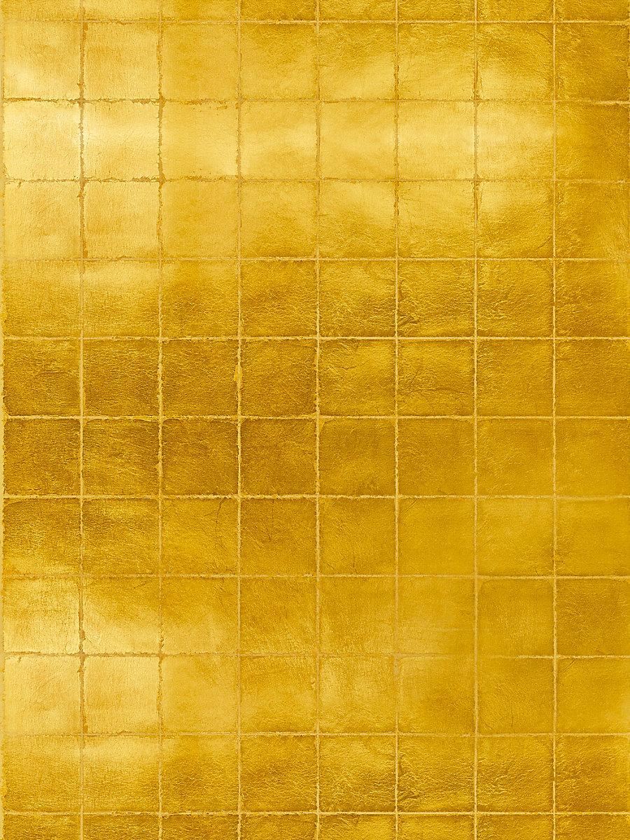 Scalamandre Golden Square Gold Wallpaper