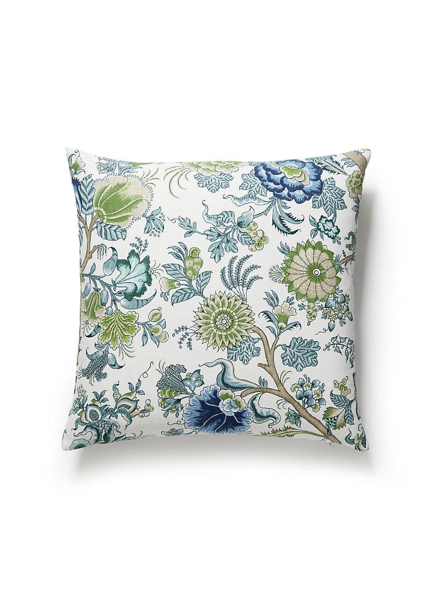 Scalamandre Met Palampore 22 X 22 - Aegean Decorative Pillow
