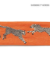 Scalamandre Leaping Cheetah Embrdry Tape Clementine Trim