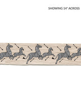 Scalamandre Zebras Embroidered Tape Linen Trim