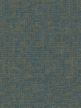 Scalamandre Chieti Blue Walnut Wallpaper