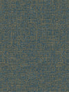 Scalamandre Chieti Blue Walnut Wallpaper
