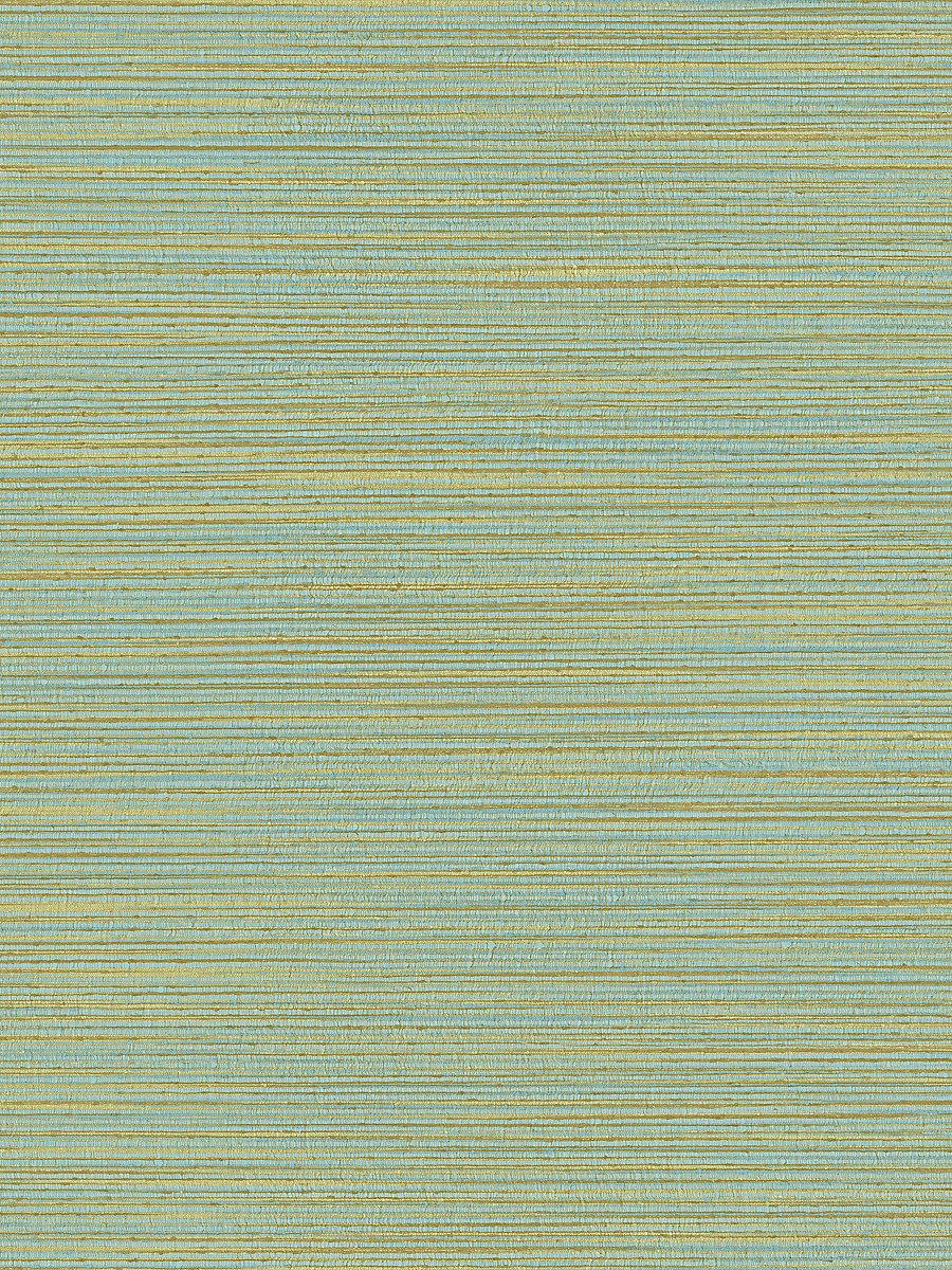 Scalamandre Vernazza Aqua Chatreuse Wallpaper