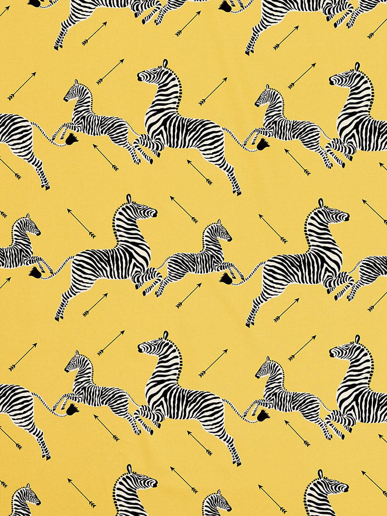 Scalamandre Zebras Petite Yellow Fabric