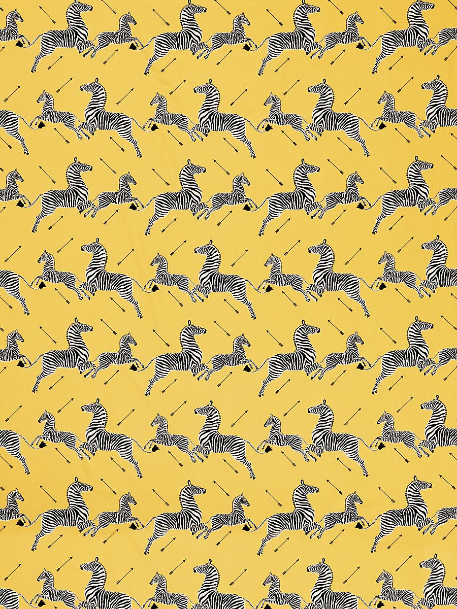 Scalamandre Zebras Petite Yellow Fabric