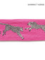 Scalamandre Leaping Cheetah Embrdry Tape Bubblegum Trim