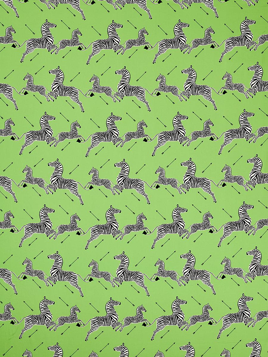 Scalamandre Zebras Petite Lime Fabric
