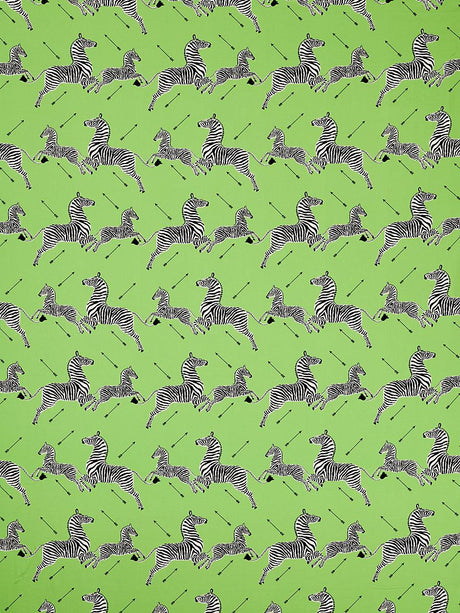 Scalamandre Zebras Petite Lime Fabric