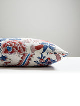 Scalamandre Met Palampore 22 X 22 - Red Multi Decorative Pillow