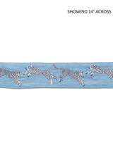 Scalamandre Leaping Cheetah Embrdry Tape Cloud Nine Trim