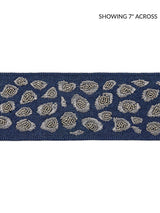 Scalamandre Catwalk Embellished Tape Midnight Trim