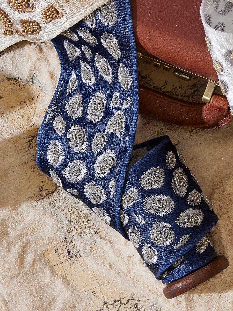 Scalamandre Catwalk Embellished Tape Midnight Trim