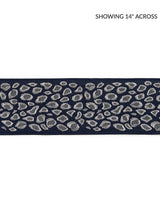 Scalamandre Catwalk Embroidered Tape Midnight Trim