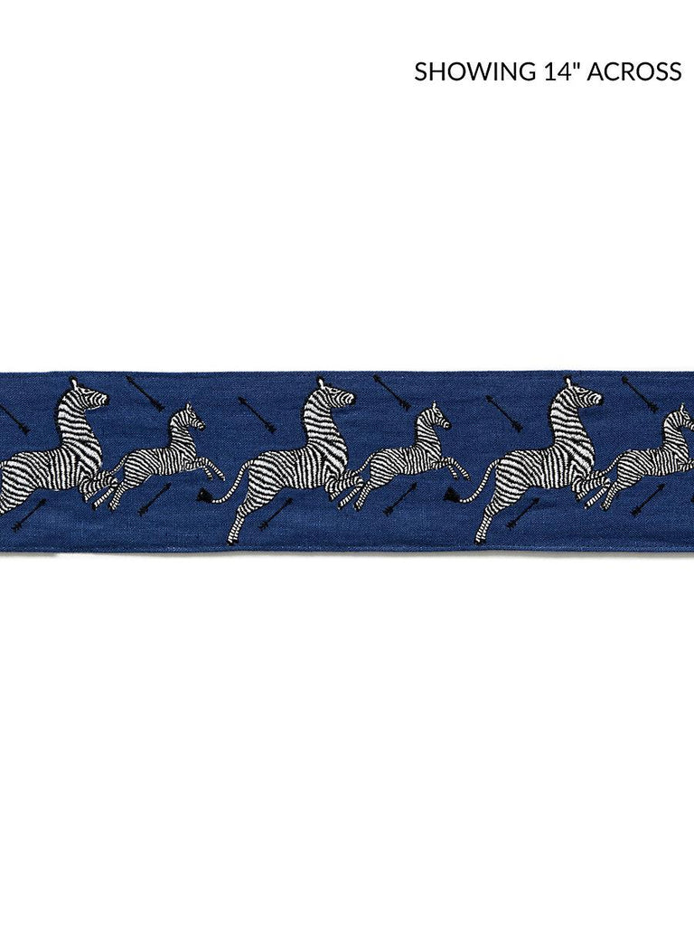 Scalamandre Zebras Embroidered Tape Denim Trim