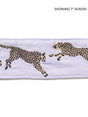 Scalamandre Leaping Cheetah Embrdry Tape Lilac Trim