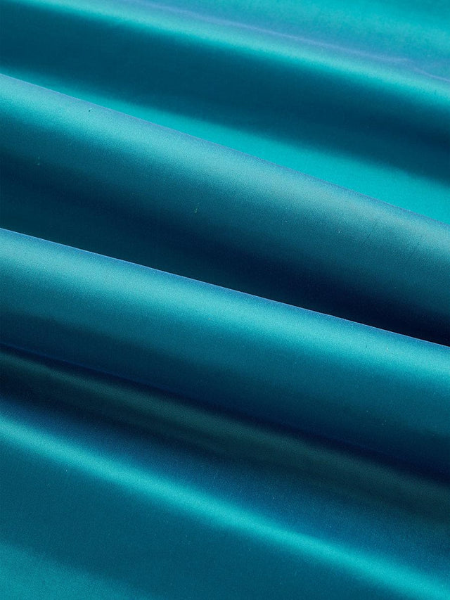 Scalamandre Olympia Silk Taffeta Peacock Fabric