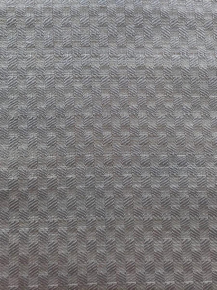Scalamandre Dales 684 Horsehair Grey/Natural White Fabric