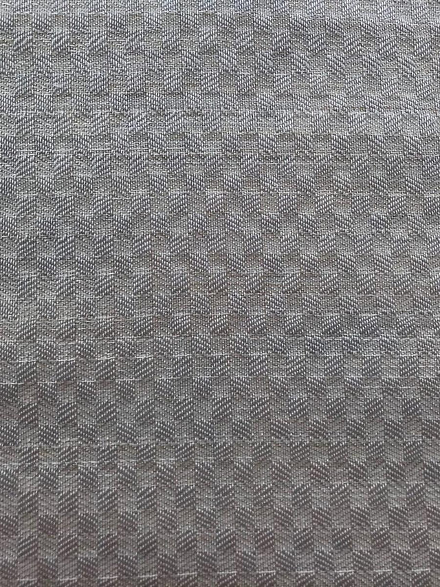 Scalamandre Dales 684 Horsehair Grey/Natural White Fabric
