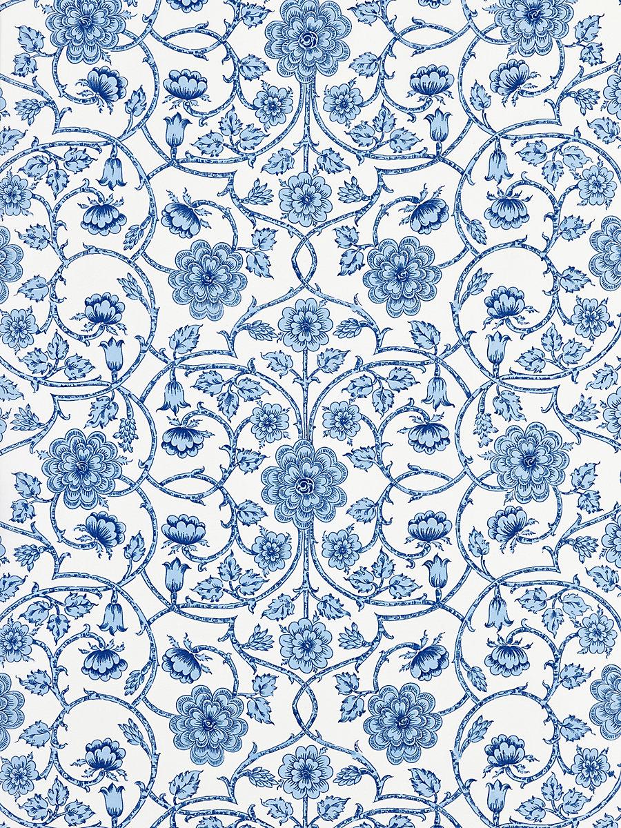 Scalamandre Ornamental Gate Sky Fabric