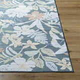 Surya Lakeside LKD-2317 Brick Red Charcoal 5'3" x 7' Rug
