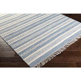 Surya Lawry LRY-7001 Cream Ice Blue 4' x 6' Rug