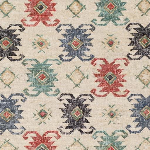 Surya Lenora LNR-1001 Black Brick Red 8' x 10' Rug