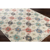 Surya Lenora LNR-1001 Black Brick Red 8' x 10' Rug