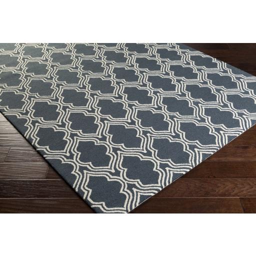 Surya Lucka LCK-2032 Cream Dark Blue 2'6" x 8' Rug