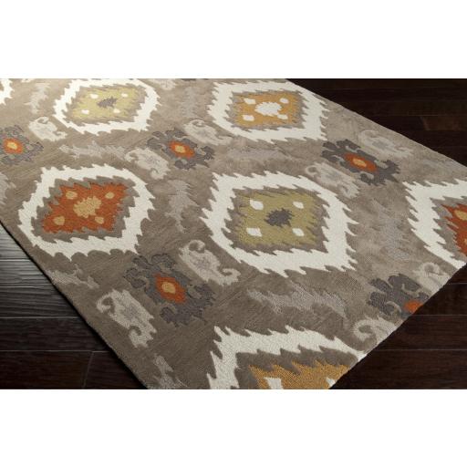 Surya Mamba MBA-9001 Brown Charcoal 8' x 11' Rug