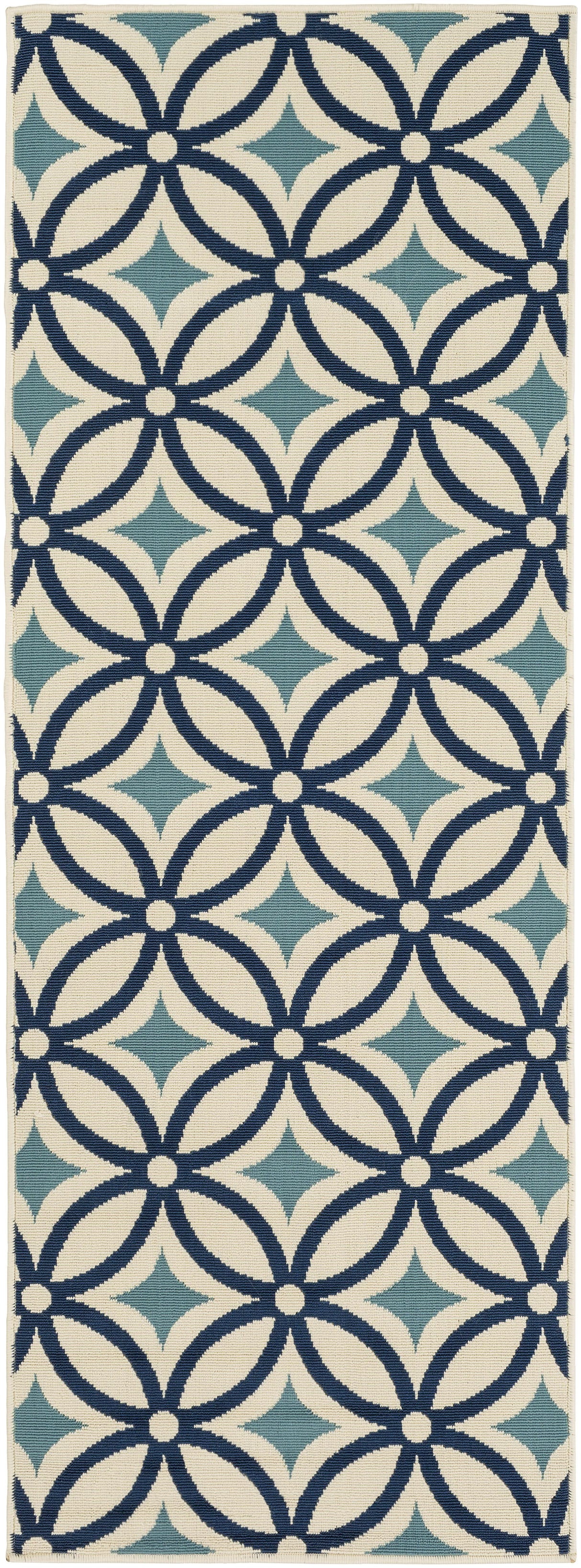 Surya Marina MRN-3001 Denim Light Beige 3'11" x 5'3" Rug