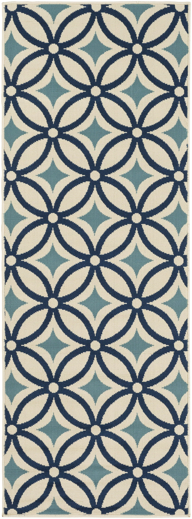 Surya Marina MRN-3001 Denim Light Beige 3'11" x 5'3" Rug