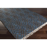 Surya Marinda MRI-8000 Dark Blue Dark Brown 2'6" x 8' Rug