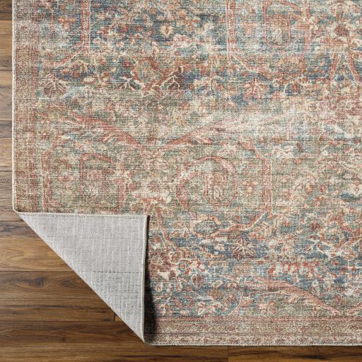Surya Marlene BOMN-2305 Burgundy Charcoal 5'2" x 7' Rug
