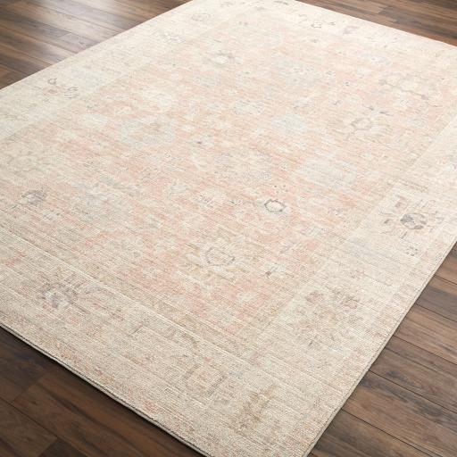 Surya Marlene BOMN-2307 Charcoal Dusty Pink 9'1" x 12' Rug