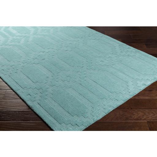 Surya Metro AWMP-4013 Aqua Teal 9'9" Round Rug