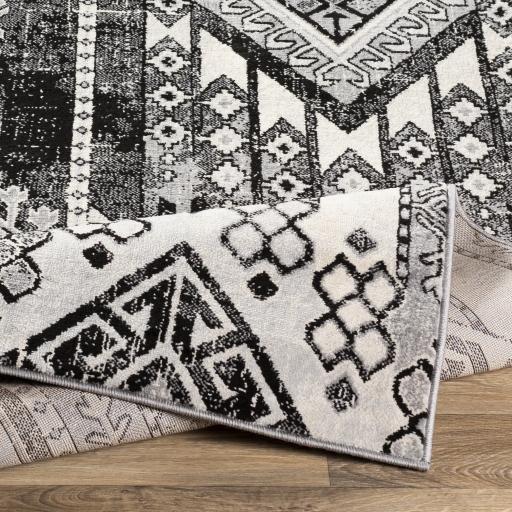 Surya Monaco MOC-2325 Black Gray 8'10" x 12'3" Rug
