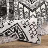 Surya Monaco MOC-2325 Black Gray 8'10" x 12'3" Rug