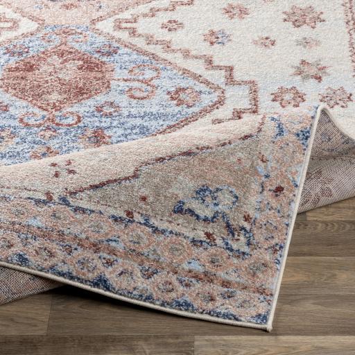 Surya Murat MUT-2317 Brick Red Charcoal 5'3" x 7'3" Rug