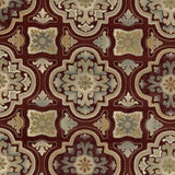 Surya Napa NAP-1019 Black Burgundy 8'10" x 12'9" Rug
