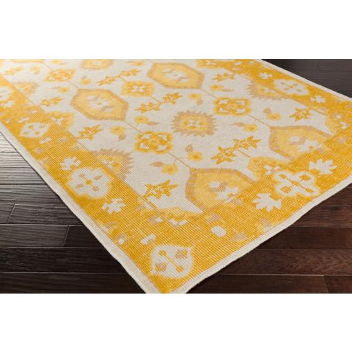 Surya Pazar PZR-6007 Burnt Orange Light Beige 5'6" x 8'6" Rug